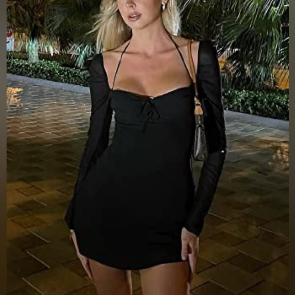 House Of Cb Babydoll Dress - Gem